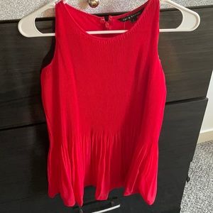 Red Zac & Rachel dress top size small with tags